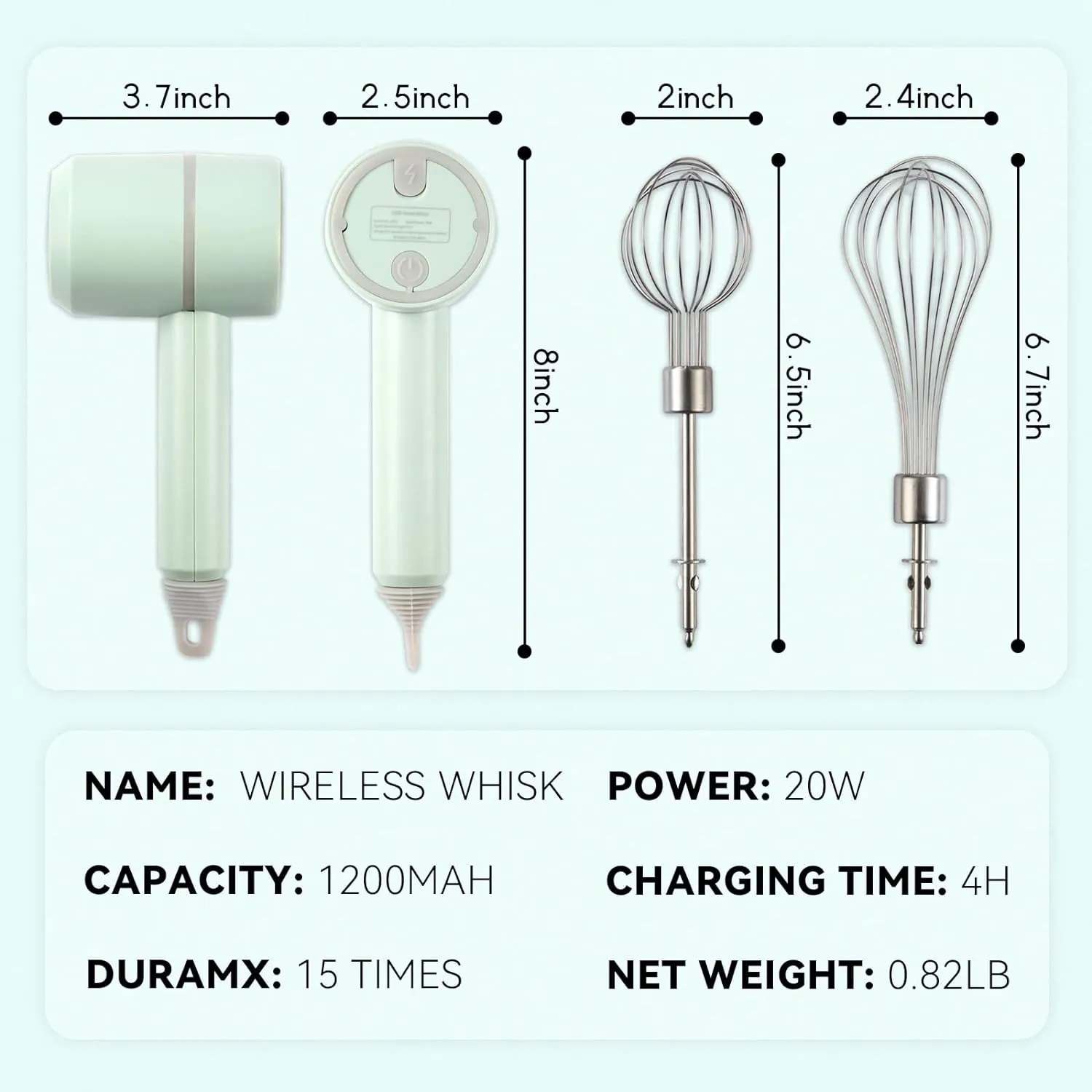 Miniatura 4 de Picador Y Batidor Inalámbrico Multiusos